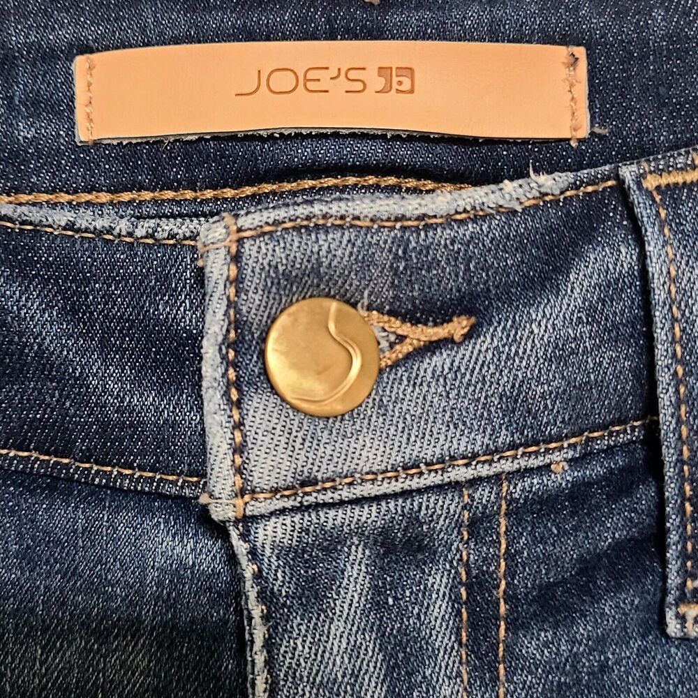 Joe's Jeans Women's High Rise Size 28 Flawless The Charlie Metallic - Picture 4 of 16